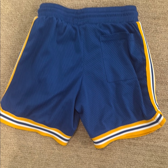 Blue and Yellow Pittsburgh Mesh Athletic Shorts; size XS men’s - Picture 3 of 3